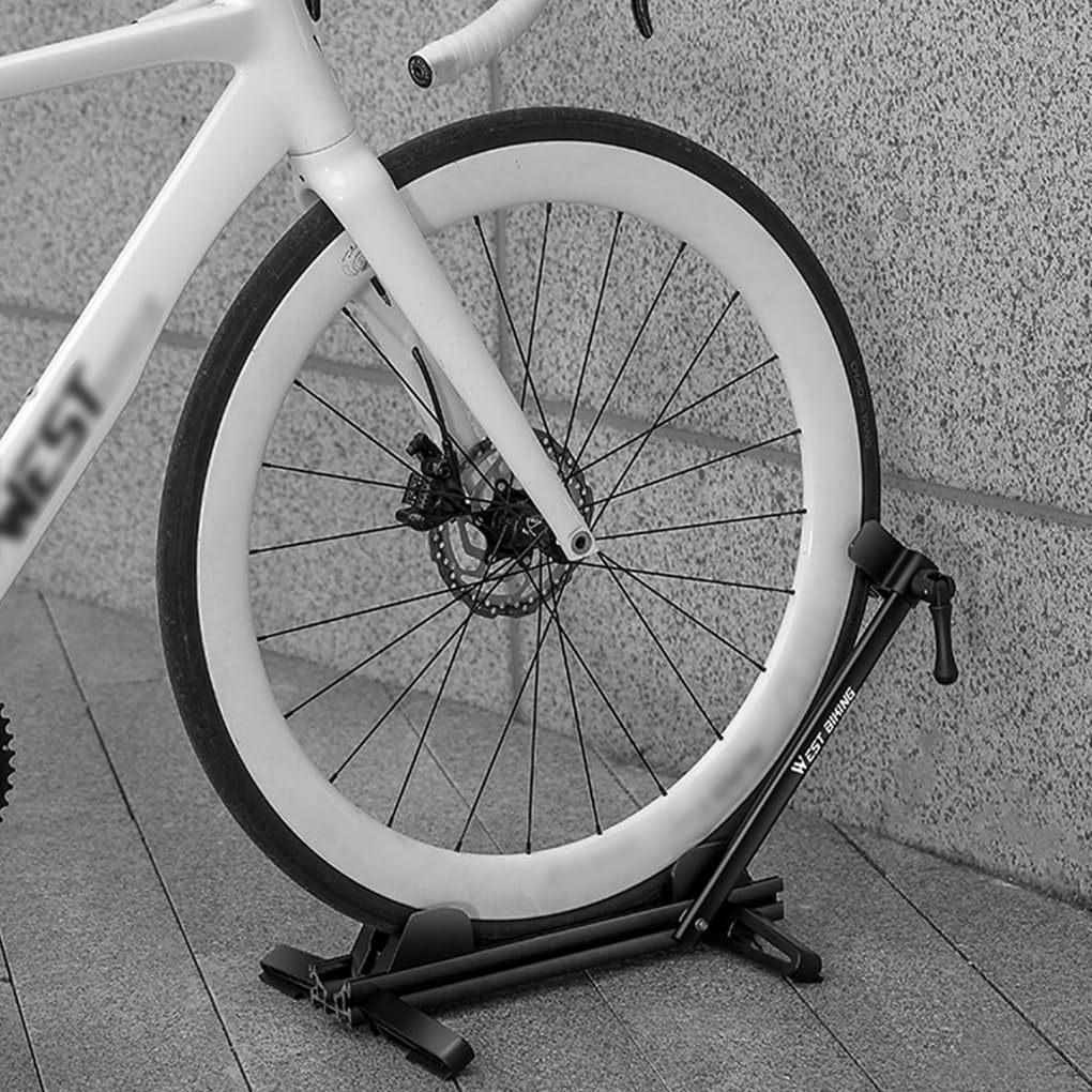 Cavalletto per bicicletta regolabile, cavalletto per parcheggio bici che offre supporto e stabilità, compatibile con diversi modelli, accessori per