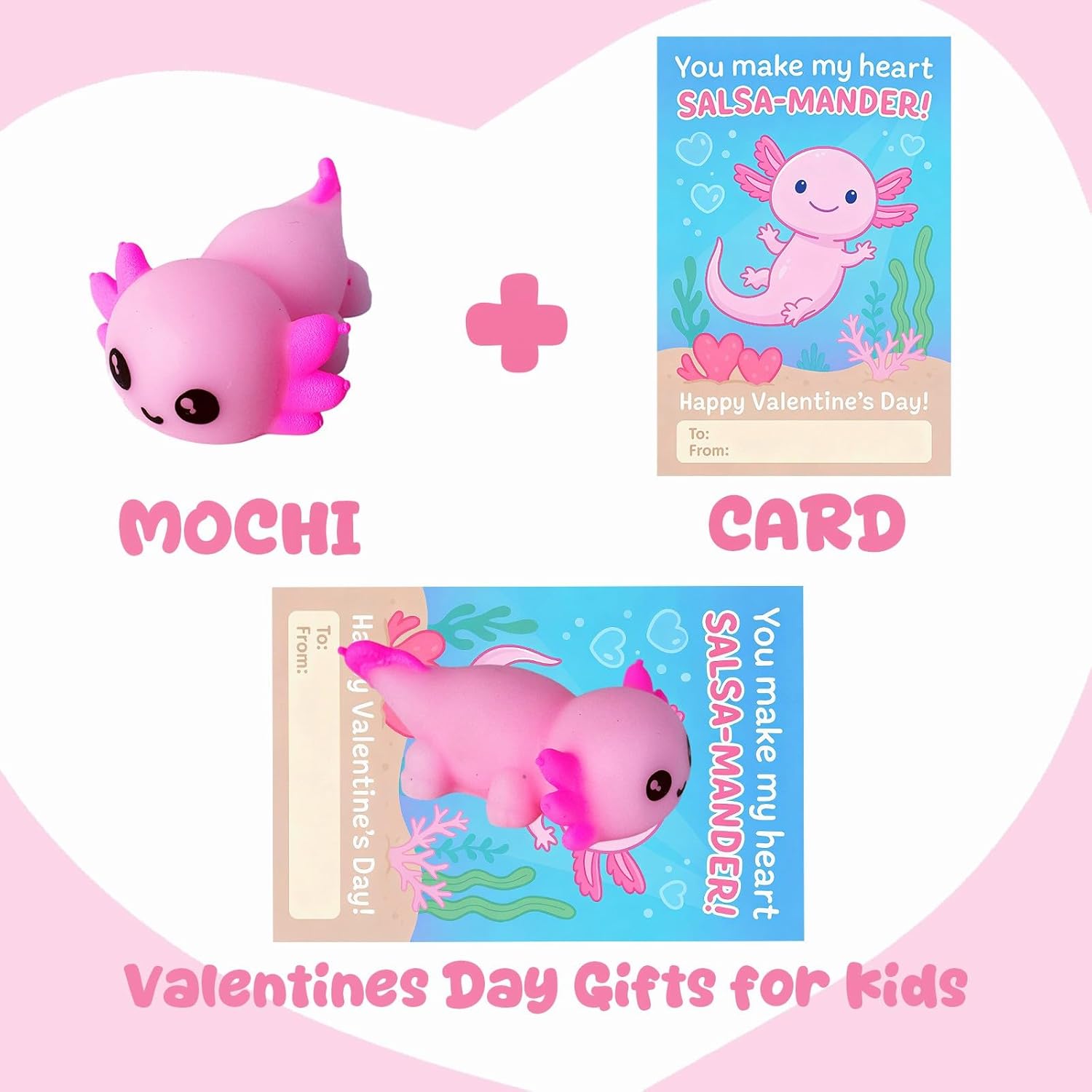 24 Packs Axolotl Mochi Squishy Toy,Bulk Stress Relief Fidget Toy,Mini Squishies Axolotl Party Favors Classroom Gifts