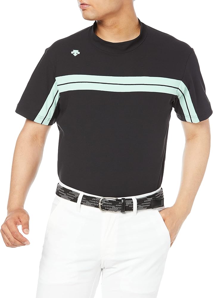 Amazon.co.jp: [デサント] ゴルフ 半袖シャツ 【ACTIVE】 モックネック