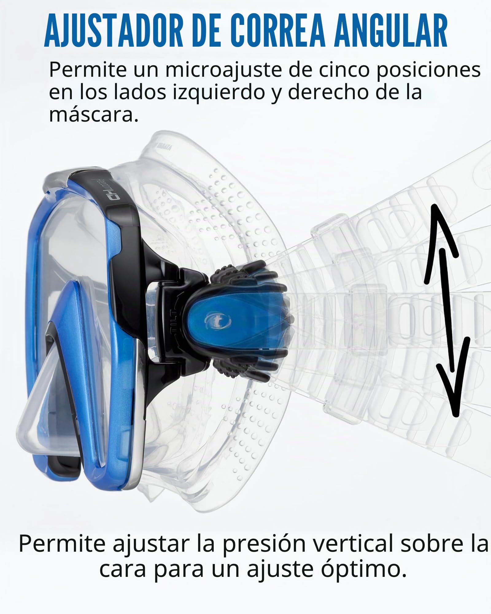 Tusa Freedom Elite - Gafas Máscara de buceo y snorkeling Adultos, color Negro