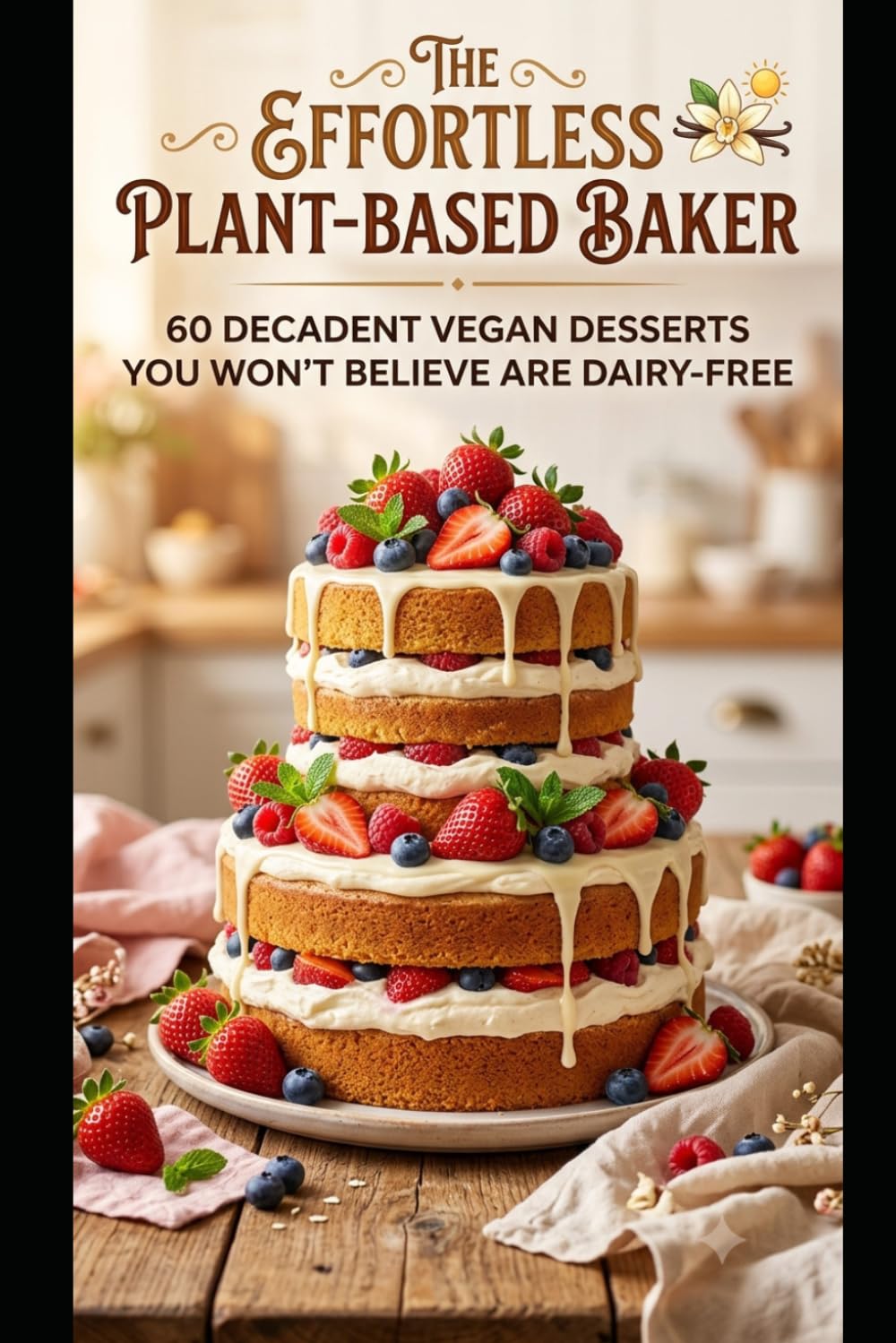 THE EFFORTLESS PLANT-BASED BAKER: 60 Decadent Vegan Desserts You Won't Believe Are Dairy-Free