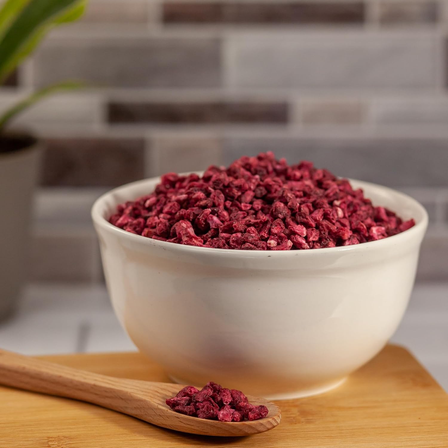 Survival Grocery® Freeze Dried Pomegranate Seeds/Arils – No Sugar Added, No Preservatives, Rich in Antioxidants & Vitamin C – Ideal for Oatmeal, Smoothies, Granola or Snacking (30 oz./3 Bags)