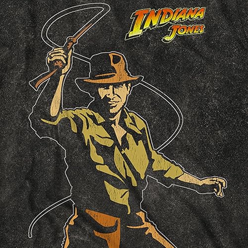 Miniatura 2 de Camiseta clásica de Indiana Jones para hombre, Indiana Jones, Harrison Ford, Indiana Jones, teñido anudado