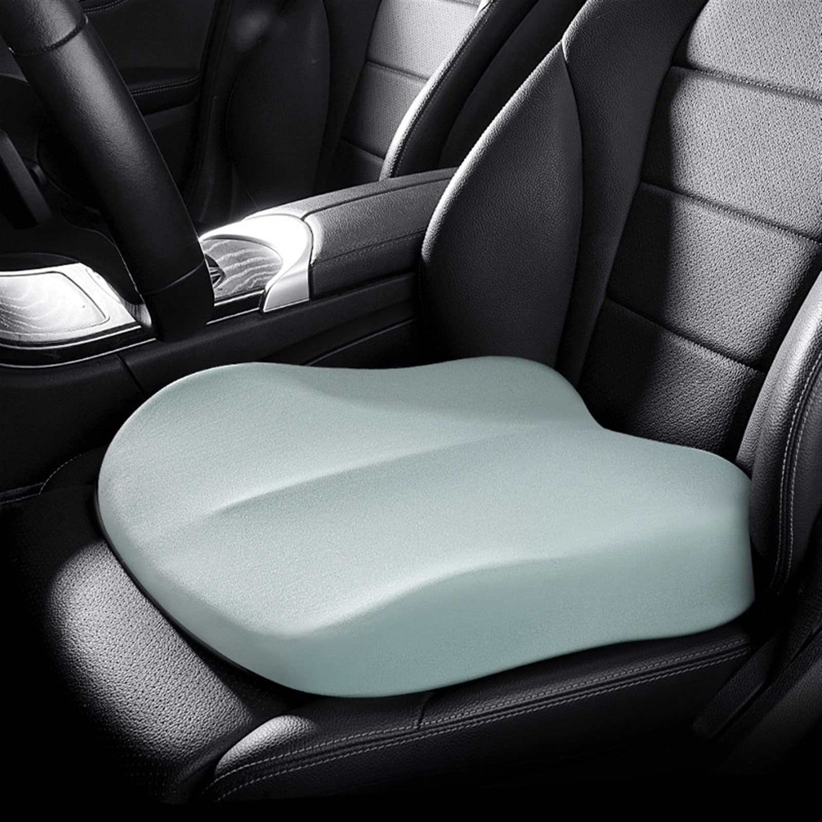 Coussin rehausseur de voiture pour adulte, tapis d'augmentation de hauteur gris
