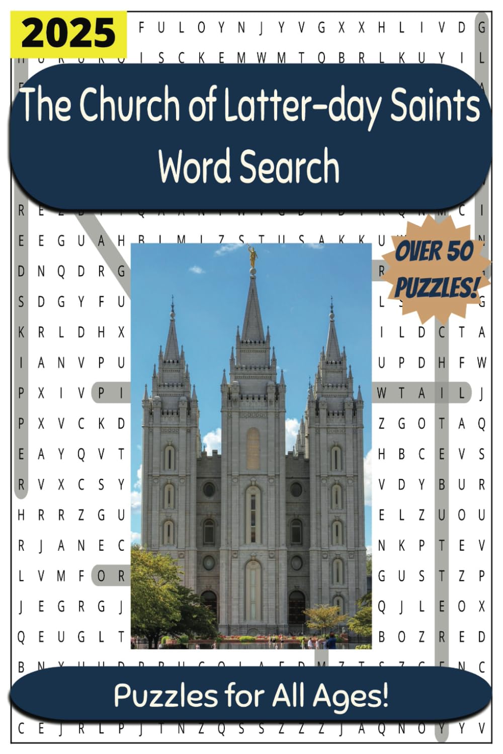 Church of Latter Day Saints Word Search Puzzle Book: Word Searches with Easy to Read Print about LDS, Mormon, Bible and More! | 6x9 inches, 110 pages ... for Friends, Churchgoers, Relatives