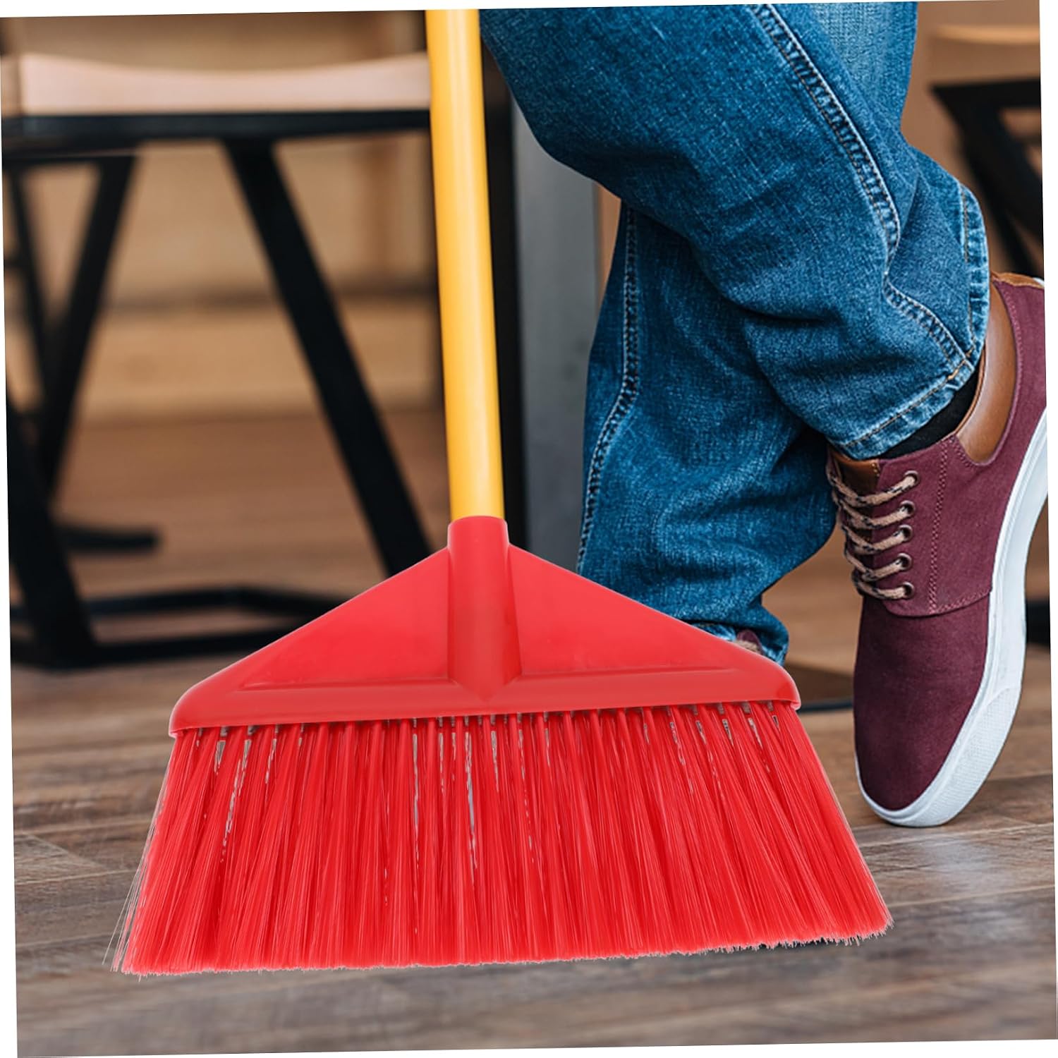 Beavorty Plastic Broom Head Replacement for House Broom Home Cleaning Crevice Brush