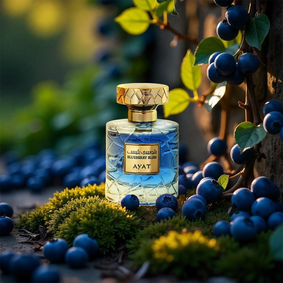 AYAT PERFUMES - Eau de Parfum Blueberry Bliss 100ml – Parfum Mixte Fruité & Musqué – Framboise, Fraise & Patchouli – Longue Tenue – Parfum de Dubaï