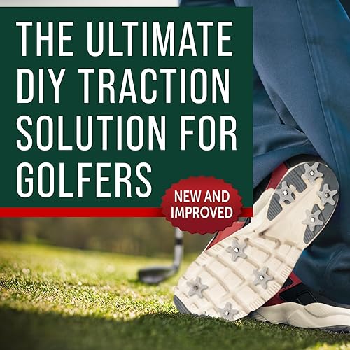 Miniatura 2 de Fairway Kicks  Picos de golf DIY  Kit de tracción de golf para tenis  Gran regalo para golfistas y atletas  Picos antideslizantes  Pernos de golf de