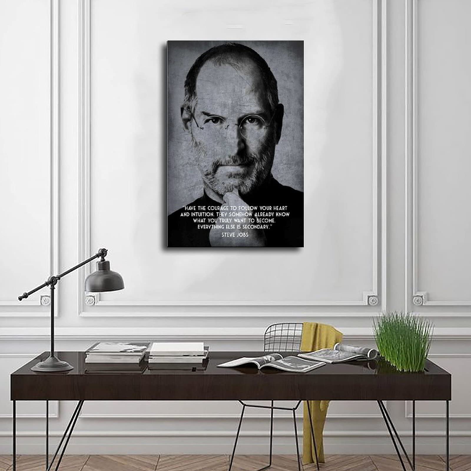 Steve Jobs Poster motivazionale citazioni 4 poster di tela