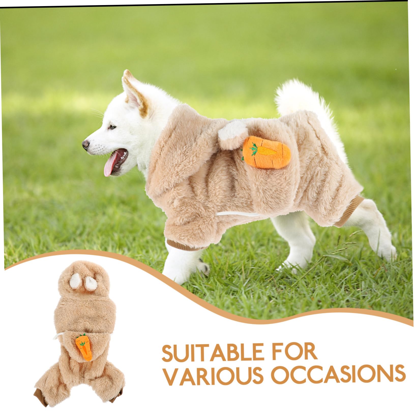 HANABASS 3piezas Abrigo De Invierno para Mascotas Ropa Térmica para Perros y Gatos Traje Capucha De Cálido para Actividades Diarias y Fotografía