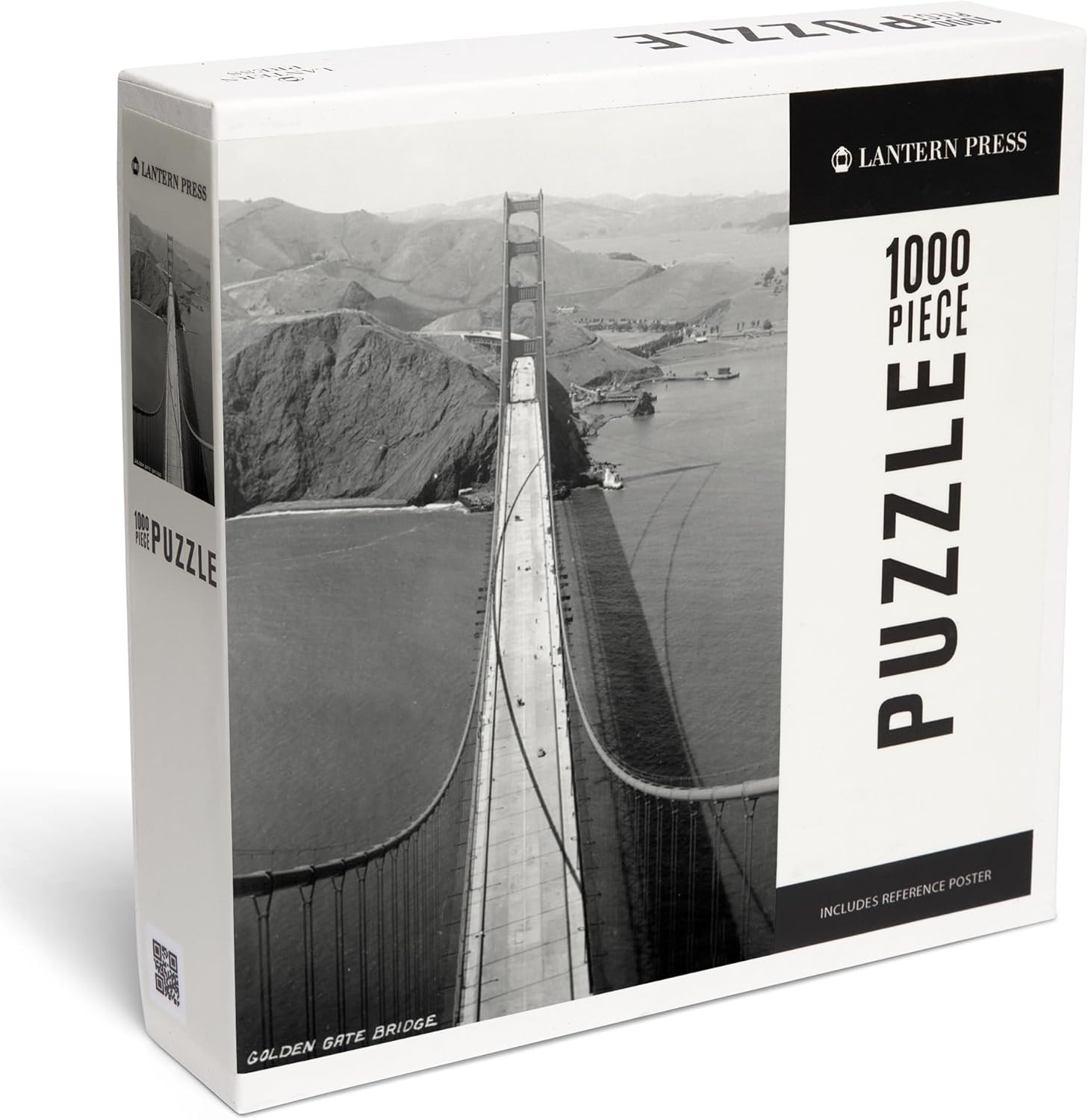 San Francisco, California, Golden Gate Bridge from Bridge Pinnacle, Vintage Photograph (1000 Piece Puzzle, Challenging Jigsaw Puzzle for Adults, Made in USA)
