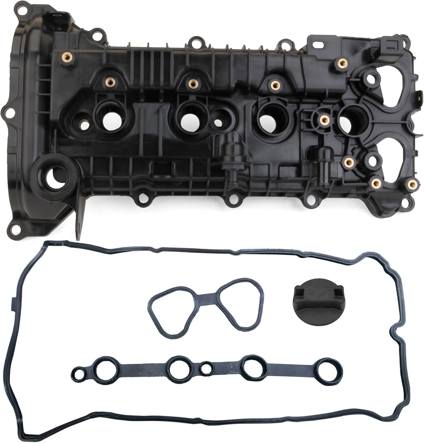 HR16DE Engine Valve Cover Compatible with 2020-2022 Nissan Versa 2018-2024 Nissan Kicks 1.6L 2023 Nissan Kicks e-Power 1.2L 1.6L Replace 13264-5RB0A 13264-5RB1A
