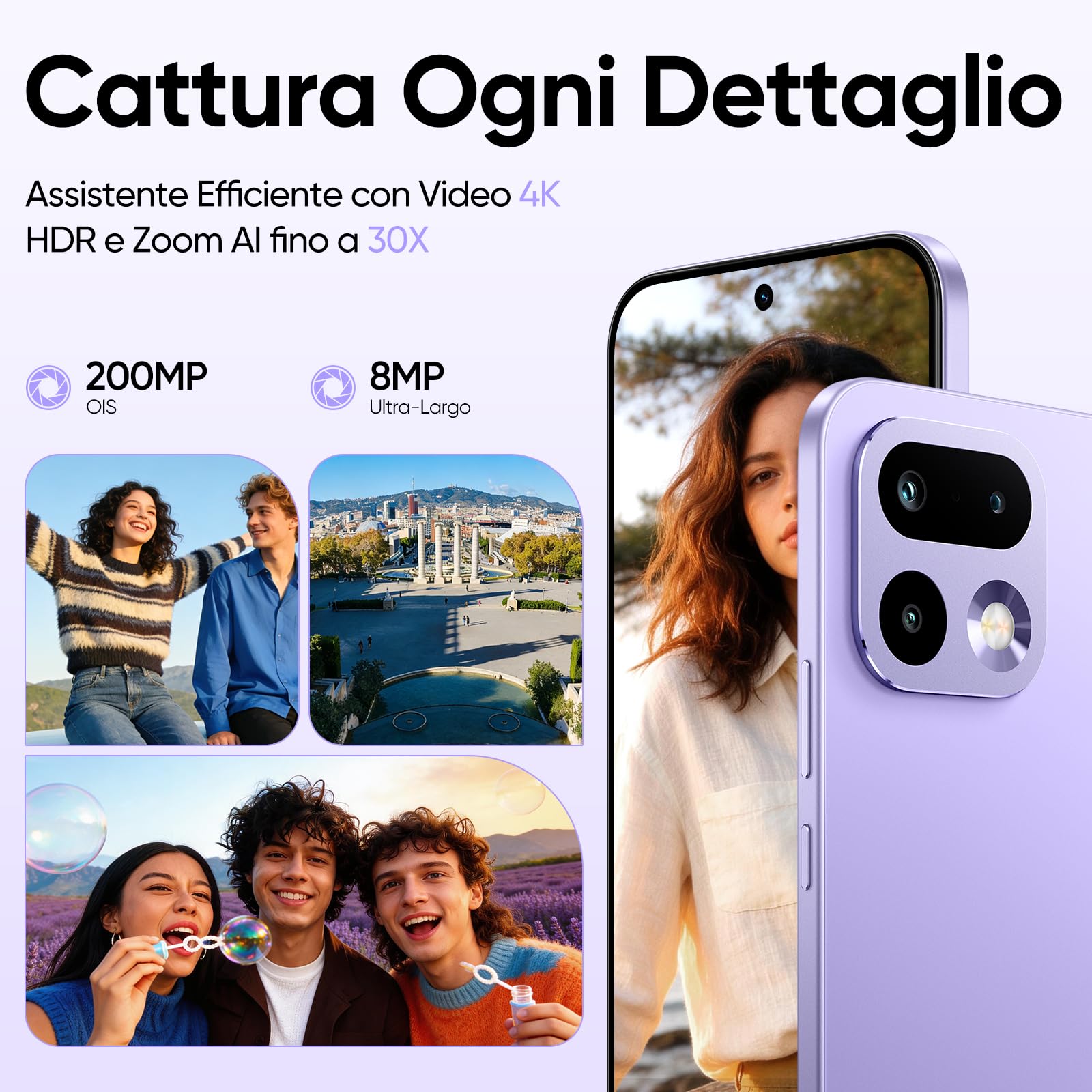 realme 16 Pro 5G Smartphone 8+256GB 200MP Camera - Dettaglio