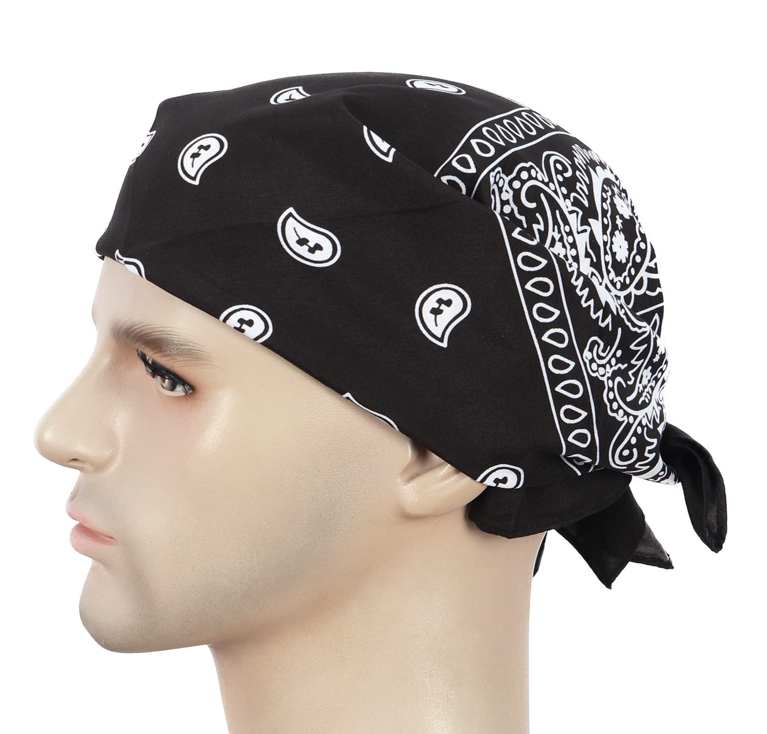 Karlery Perruque Mulet Longue Bouclée Marron pour Hommes Perruque de Rocker Punk des Années 70 et 80 pour Carnaval Halloween Cosplay Déguisement Party