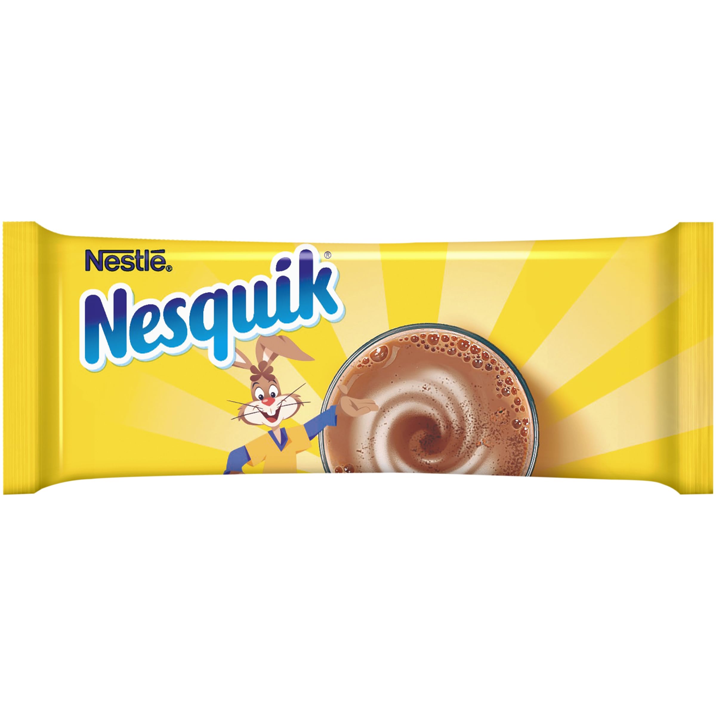 NESQUIK Sticks Chocolat en Poudre - Dose Individuelle 13,5g - Cacao en Poudre à Mélanger avec du Lait - Préparation Instantanée pour le Petit Déjeuner - Carton de 240 Dosettes de 13,5g