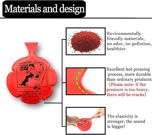 Miniatura 4 de [Paquete de 12] Juego de cojines Whoopee, cojín Whoopee Patry Favor para [4 pulgadas] [Sin inflado automático] [Recuerdo de fiesta] [Recompensa]