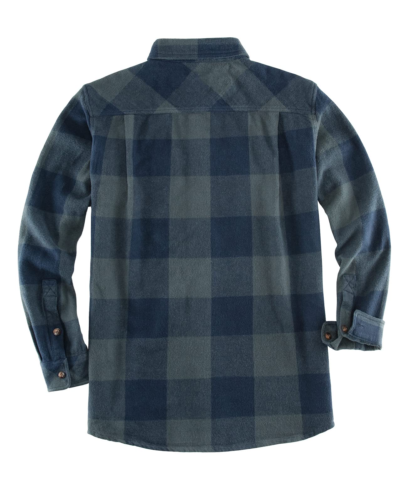 ZENTHACE Flanella Camicia Button-Down Uomo