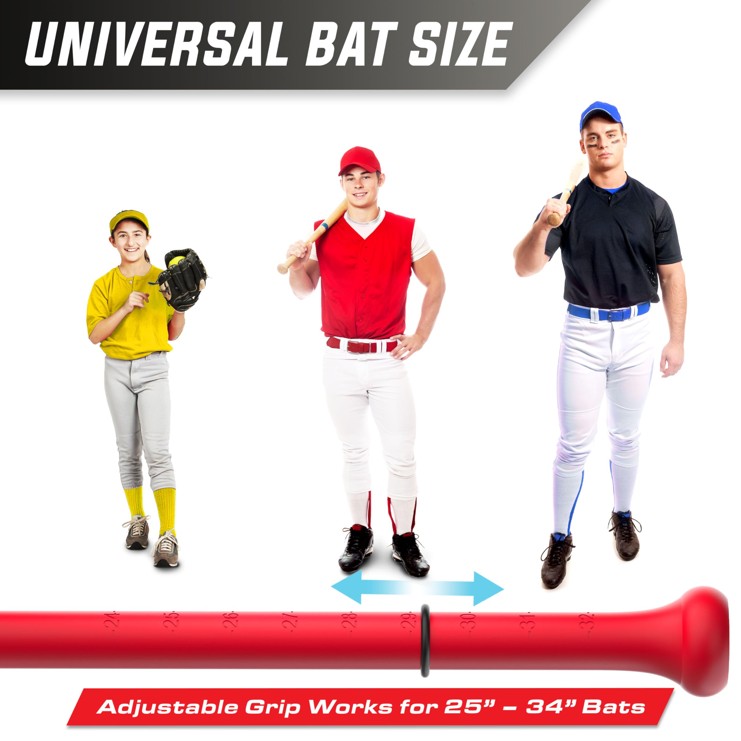 その他 Golfickers Swing Bat GoSports Baseball & Softball Rope Swing Trainer - Hitting System