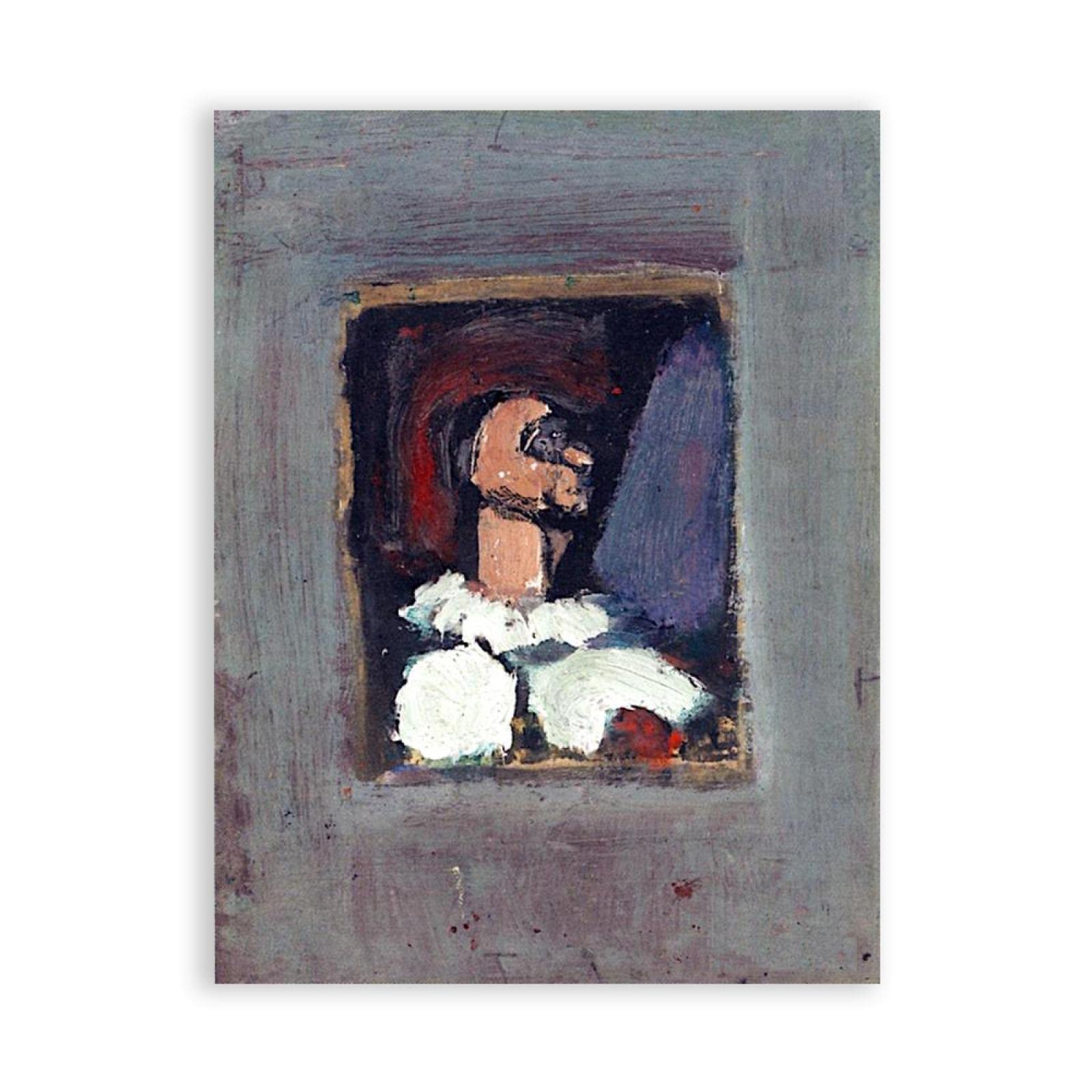 Amazon.co.jp: ジョルジュ・ルオー 有名な絵画の複製.「Povre Pierrot