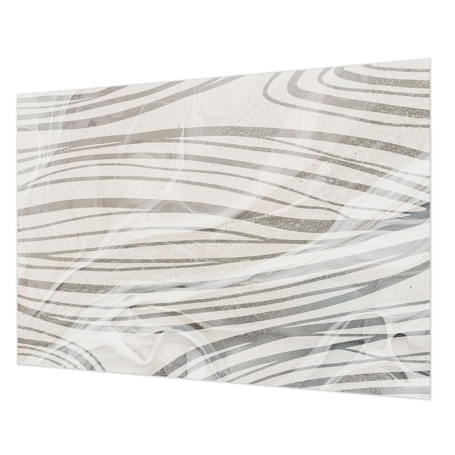 Tapisserie intissée salon chambre à coucher Tulup papier peint lignes ondulées 208x146