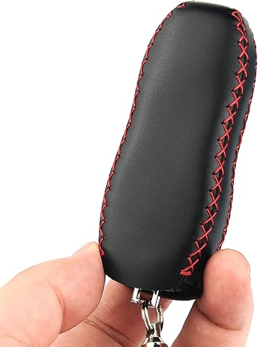 Miniatura 3 de Cadtealir Funda de piel italiana para llavero compatible con Boxster Turbo Porsche Cayenne Panamera Macan Cayman 911