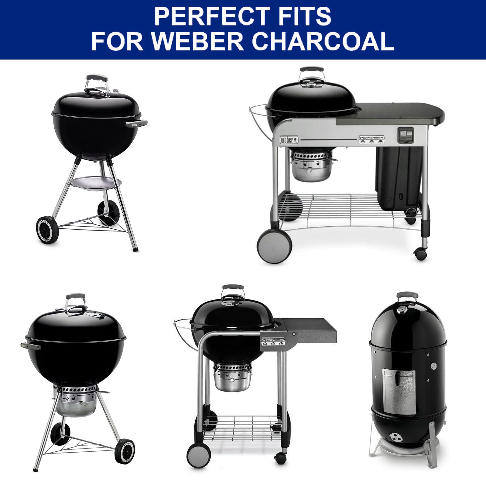 Grillrost Gusseisen Ø 30 cm Sear Grate für Enders Switch Grid, Monroe Pro,Boston,Chicago Gussroste Rost-in-Rost System Grillrost für Weber kugelgrill 57 cm holzkohlegrill Zubehör