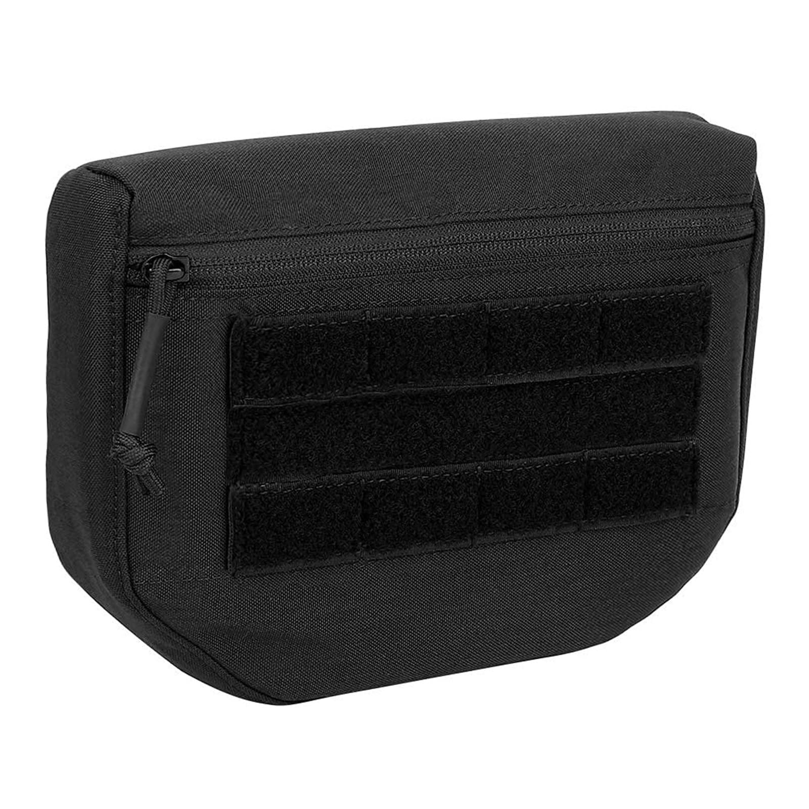 WLXW Tactical Dump Pouch Plate Carriers - Chiusura Strappo Sgancio Rapido Compatibile Molle | JPC/CPC/A.VS Vest Utility Pouch Airsoft, Paintball, Addestramento Militare Poligono Tiro(Black)