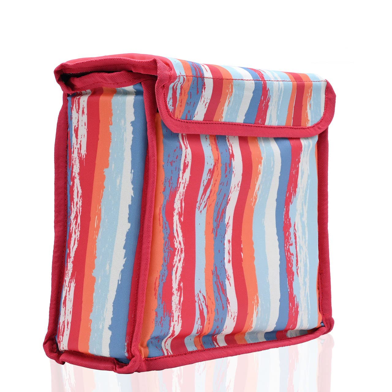 HOT DELIVERY BAGS Milk Bag for Door Hanging | Insulated and Waterproof Bag for Milk Sachets and Bottles Storage with Pockets for News Paper (Size 10 X 5 X 10 Inch, Rainbow Red) (B09KFGWQ14) Amazon Price History, Amazon Price Tracker