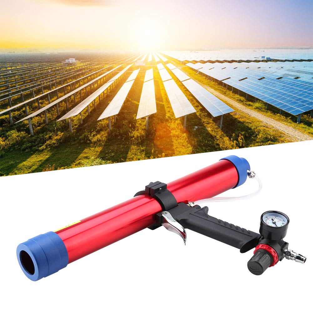 Pistola Silicone Pneumatica per Sigillante Cartucce 300ml-600ml Senza Troppopieno per Edilizia