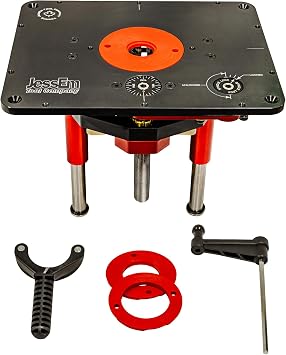 JessEm Mast-R-Lift II Router Table Lift Kit, 9-1/4 x 11-3/4 Insert Plate