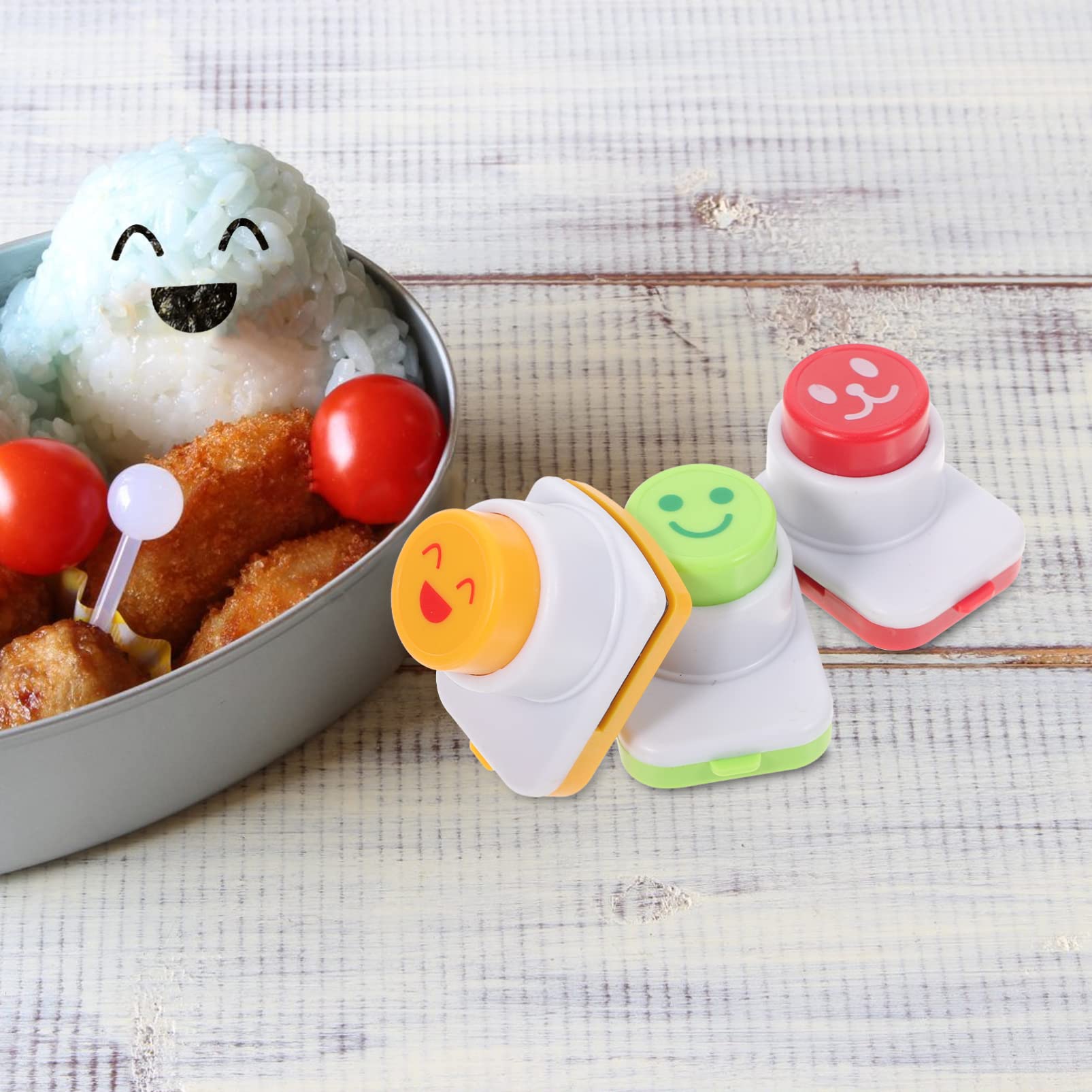 Amazon｜OUNONA のりパンチ 海苔 カッター おにぎり キャラ弁 笑顔作り
