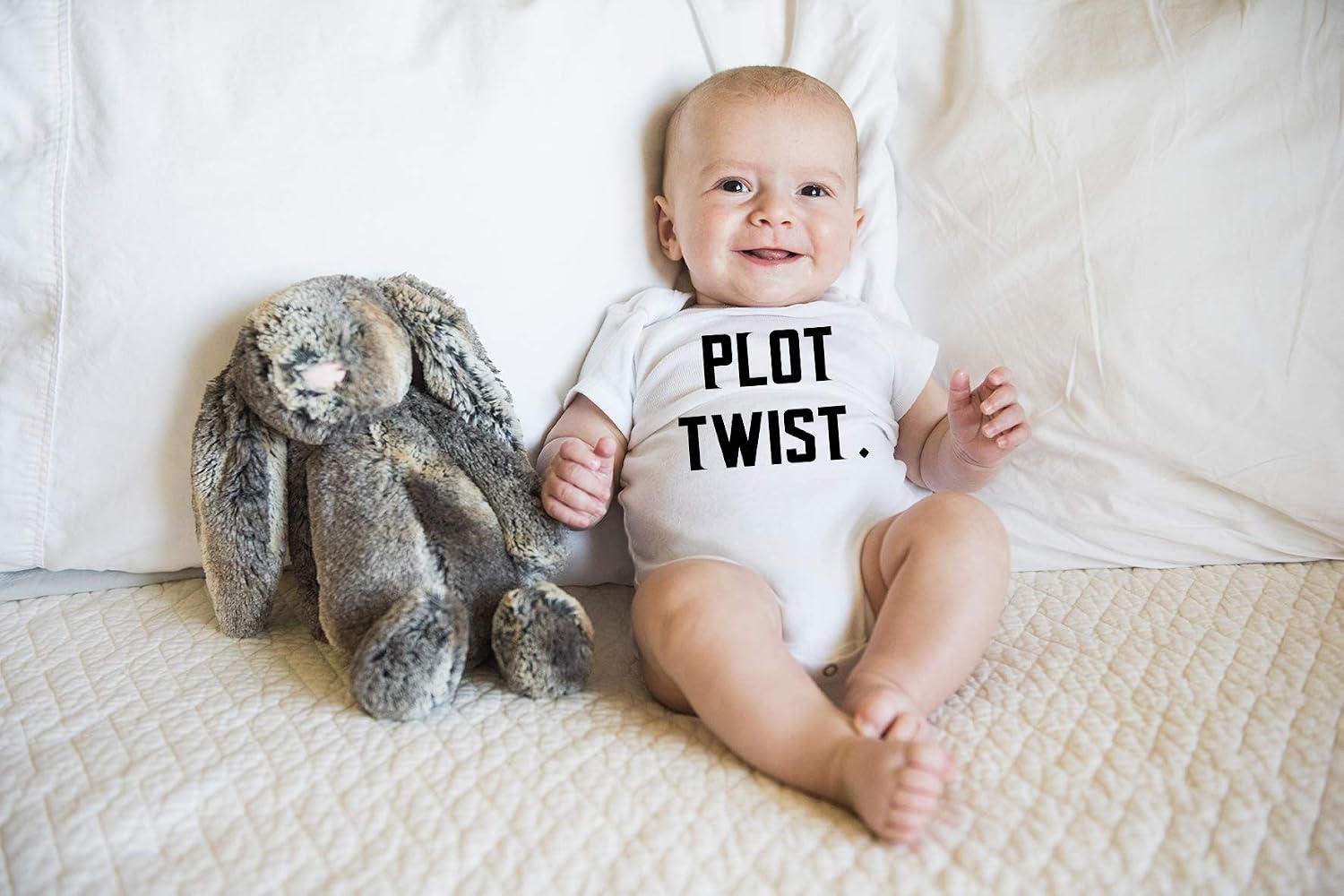 Plot Twist - Funny Baby Essentials Bodysuit Romper - Baby Boy Clothes Newborn Girl Outfits