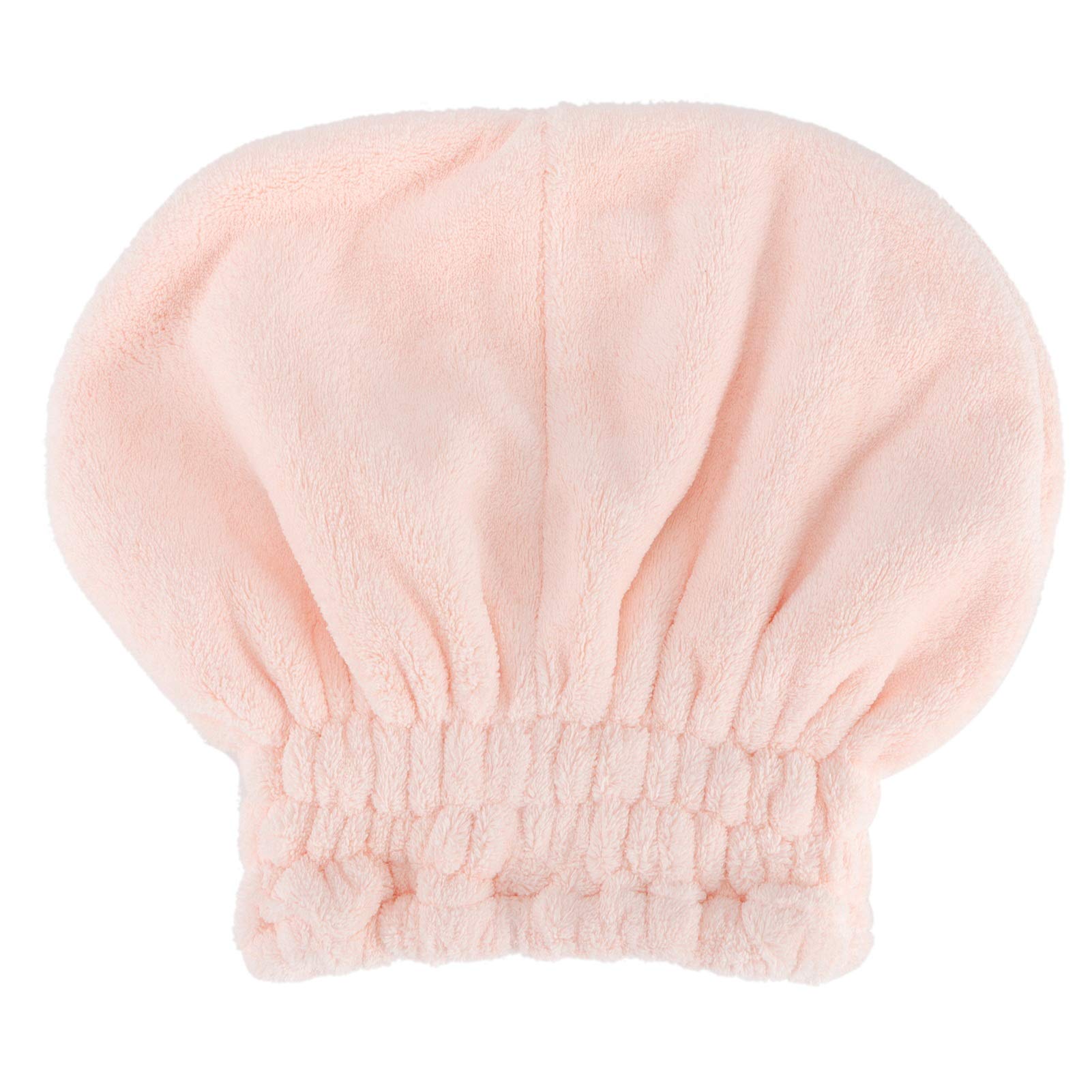 Ejoyous 2PCS Cappello per Asciugare i Capelli in Pile di Corallo Asciugamano per Capelli Avvolgente Cuffia Spessa Assorbente Ad Asciugatura Rapida per Donne Uomini e Uso in Viaggio Dopo la Doccia