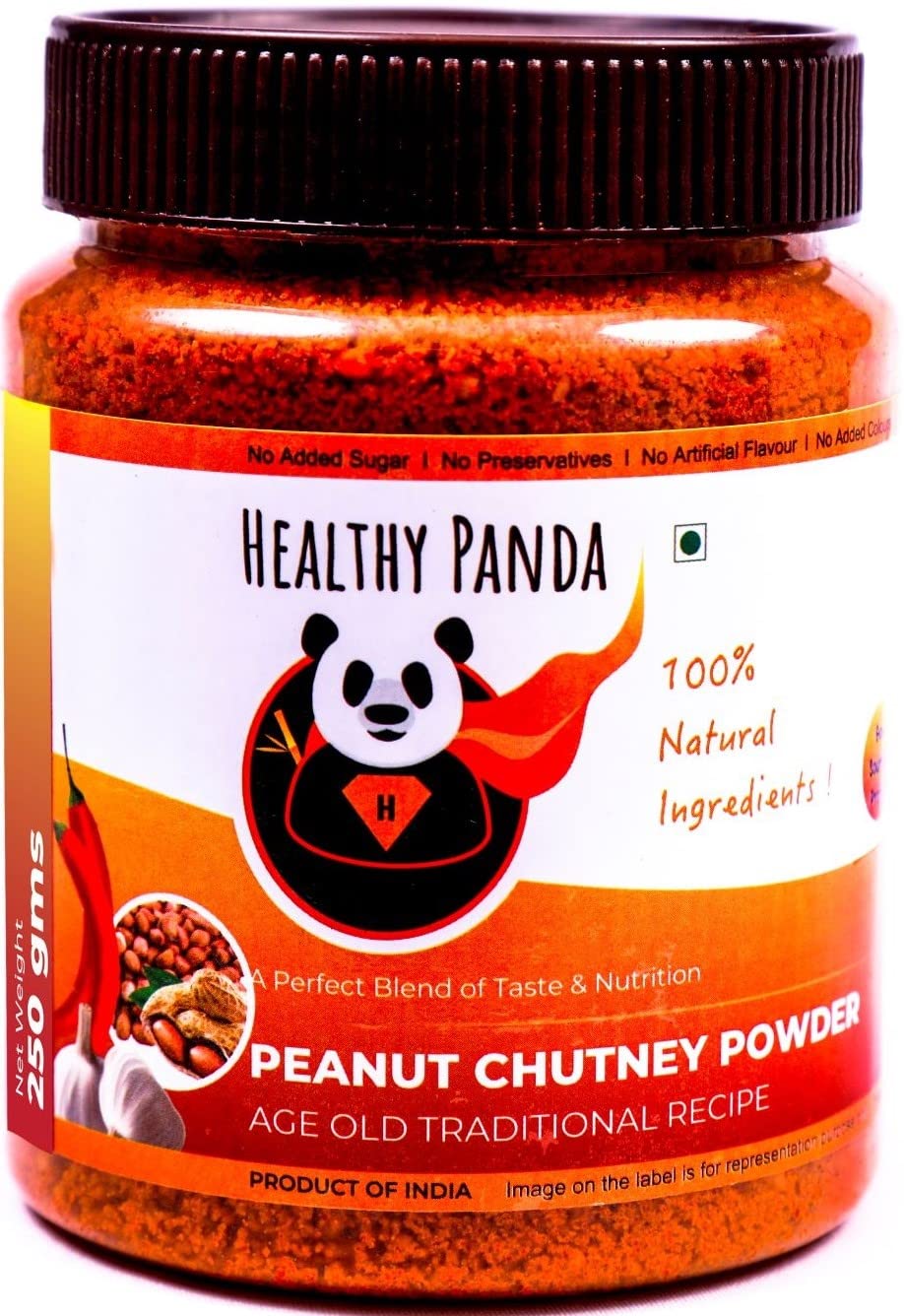 HEALTHY PANDA Pounded Peanut Garlic Chutney Powder / Groundnut Chutni Powder Also Famously Known As Shenga Chatni (100% Natural & Healthy) (500) (B0B61D78MY) Amazon Price History, Amazon Price Tracker