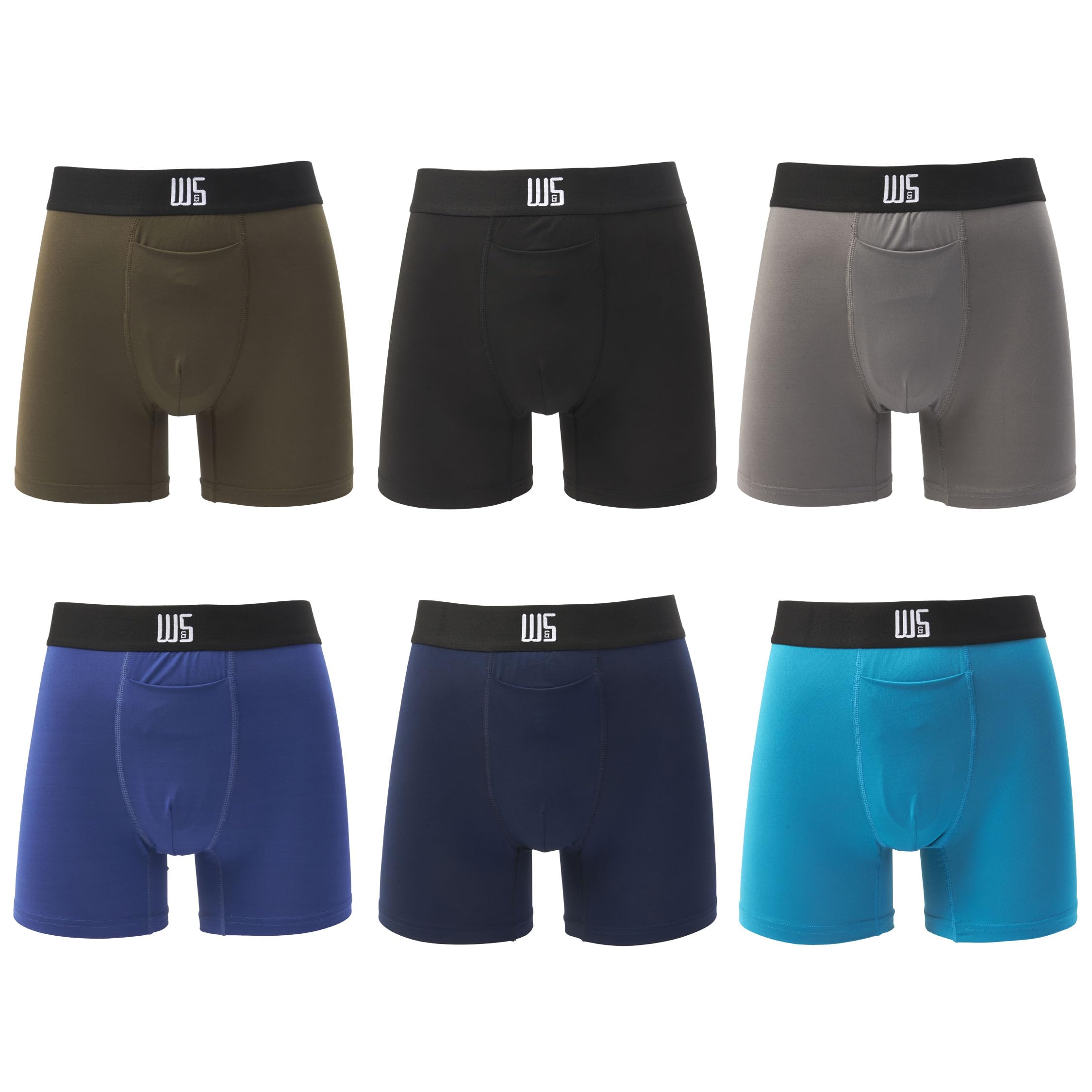 Warriors Scholar Mens Trunk Underwear Moisture-wicking Trunk Boxer Briefs