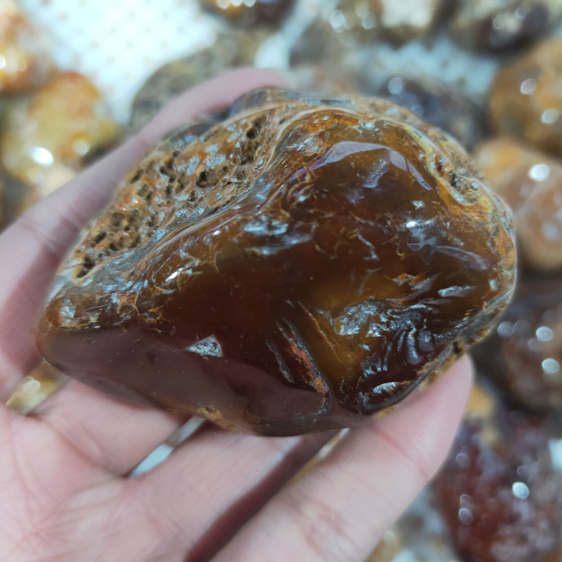 130-230g Roter Karneol Stein Kristall Trommelstein Achat ChakraTumblestone Aquarium Deko Stein Zubehör NaturalCrystal Raumdekoration