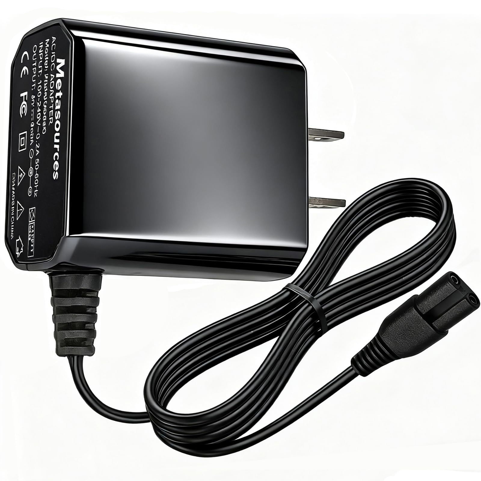 Amazon.com: Metasources 2-Prong 9V AC/DC Adapter Compatible with