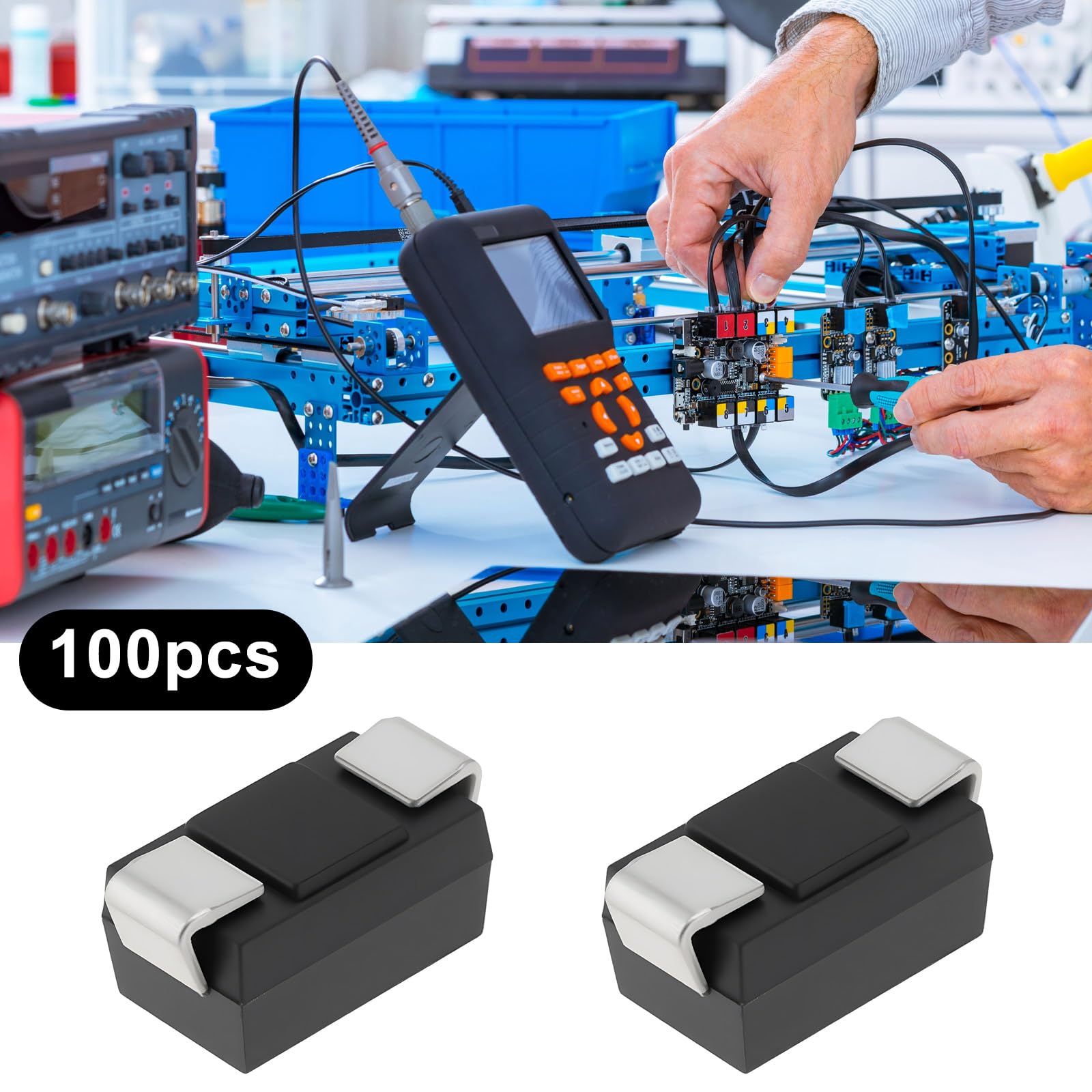TVS Diodi SMAJ5.0A Unidirezionale 400W 5V SMD per Automotive Elettronica