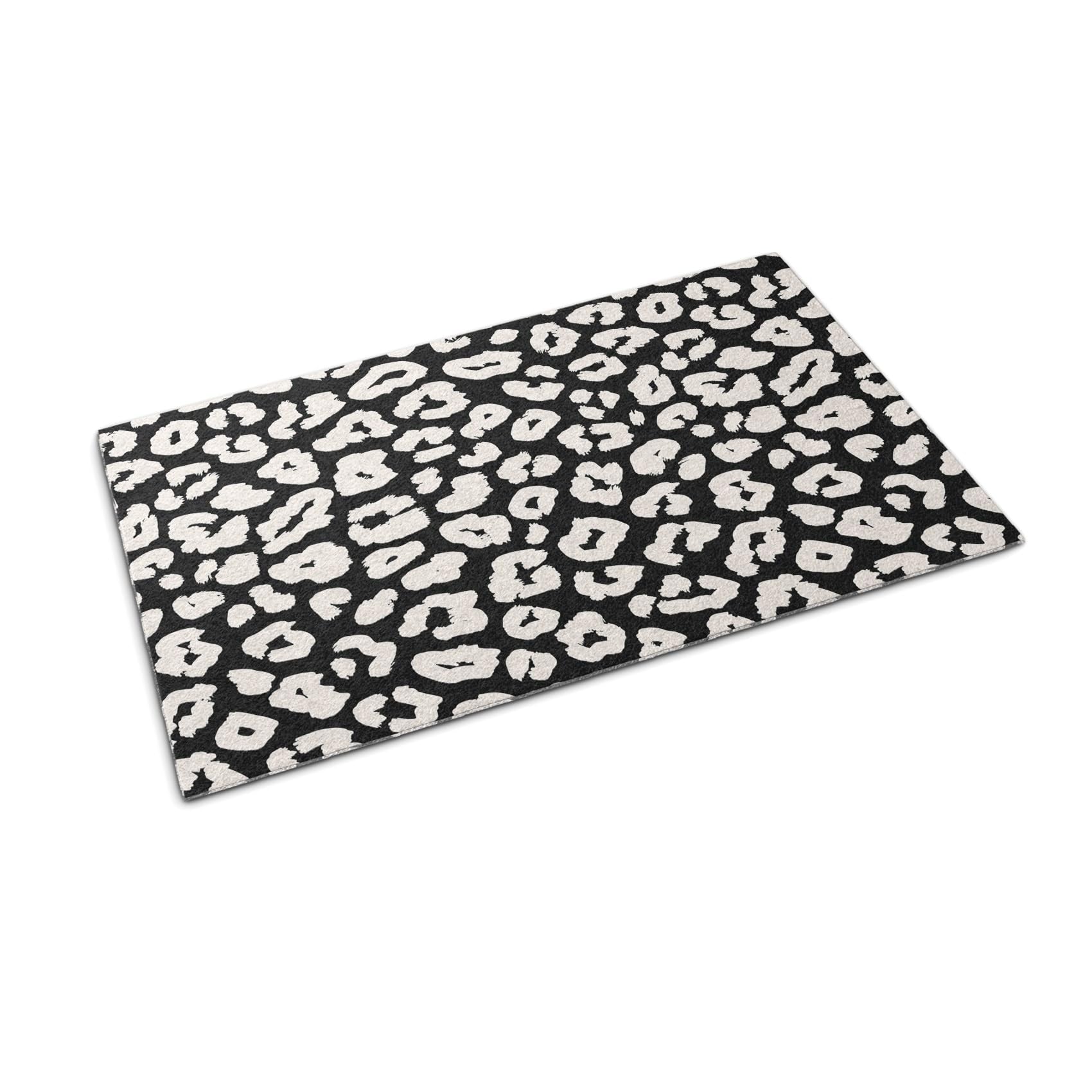 Tapis de sol antifatigue Tulup 60x40cm contre la saleté, paillasson léopard
