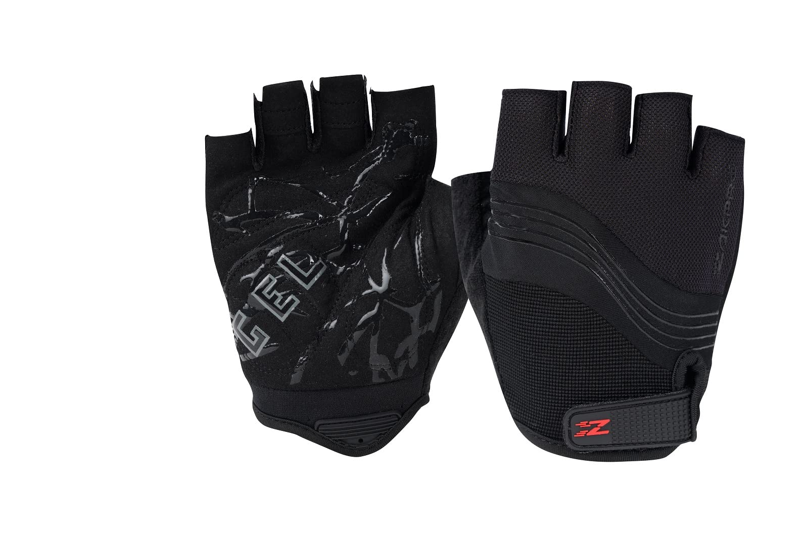 ZAKPRO Gel Series Anti-Slip Professional Outdoor Road Bike Half Finger Cycling Gloves/Cycling Gloves for Men/Cycling Gloves for Women/Unisex Cycling Gloves - Black Large-image-11