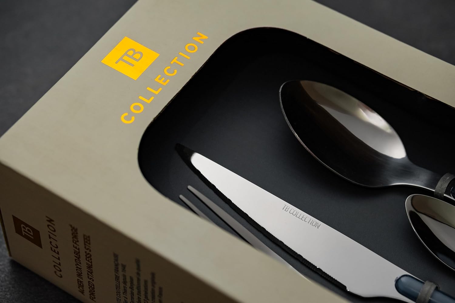 31040002 Drop 16 Pieces Cutlery Set, Colour-Blue