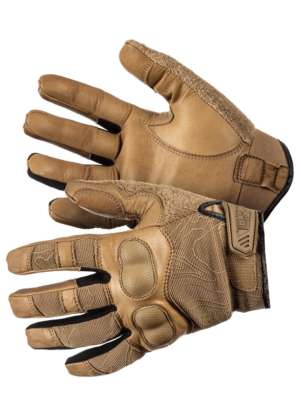 Tactical Unisex Hard Times 2 Gloves, Touchscreen Compatible, Reinforced Cuffs, Style 59379