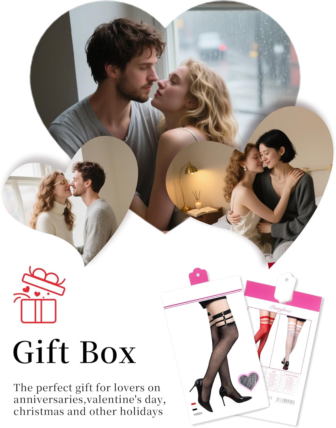 ohyeahlady Sexy Fishnet Goth Stockings for Women Plus Size Thigh High Stockings Lingerie XS-5XL - Image 5