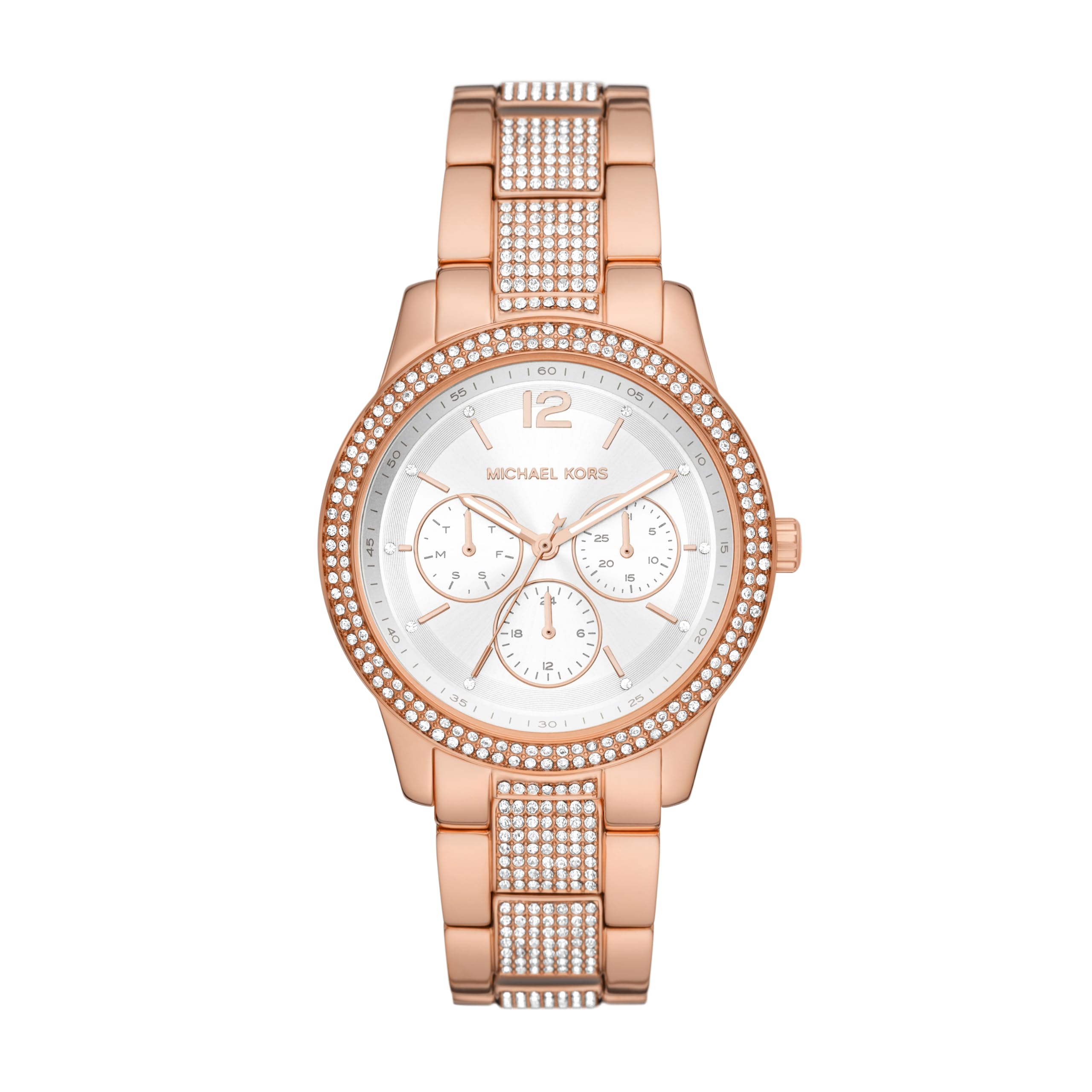 Michael Kors Mens 40 mm Tibby White Dial Stainless Steel Analog Watch - MK7293 (B0BG13LF9Z) Amazon Price History, Amazon Price Tracker