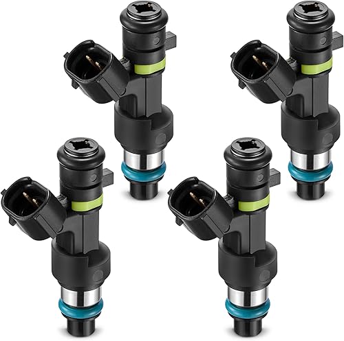 BDFHYK Inyector de combustible 16600-EN200 compatible con 2007-2012 Nissan Cube NV200 Sentra Versa 1.8L 2.0L l4 Kit de repuesto FBY2850 FJ1056