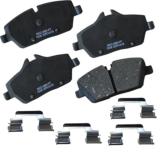 Miniatura 334 de Pastillas de freno delanteras cerámicas Bendix Premium SBC11 para modelos seleccionados Dodge Dart, Ford Fairlane, Falcon, Sedan Delivery, Mustang