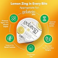 Vista 4 de Gelateína ProSource Plus Limón: 0.71 oz de proteína. Ideal para dietas líquidas claras, dificultades para tragar, diálisis y oncología. Gran