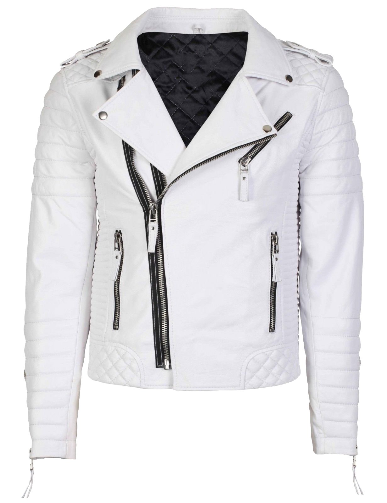 Koza Leathers Men's Genuine Lambskin Leather Jacket KP005