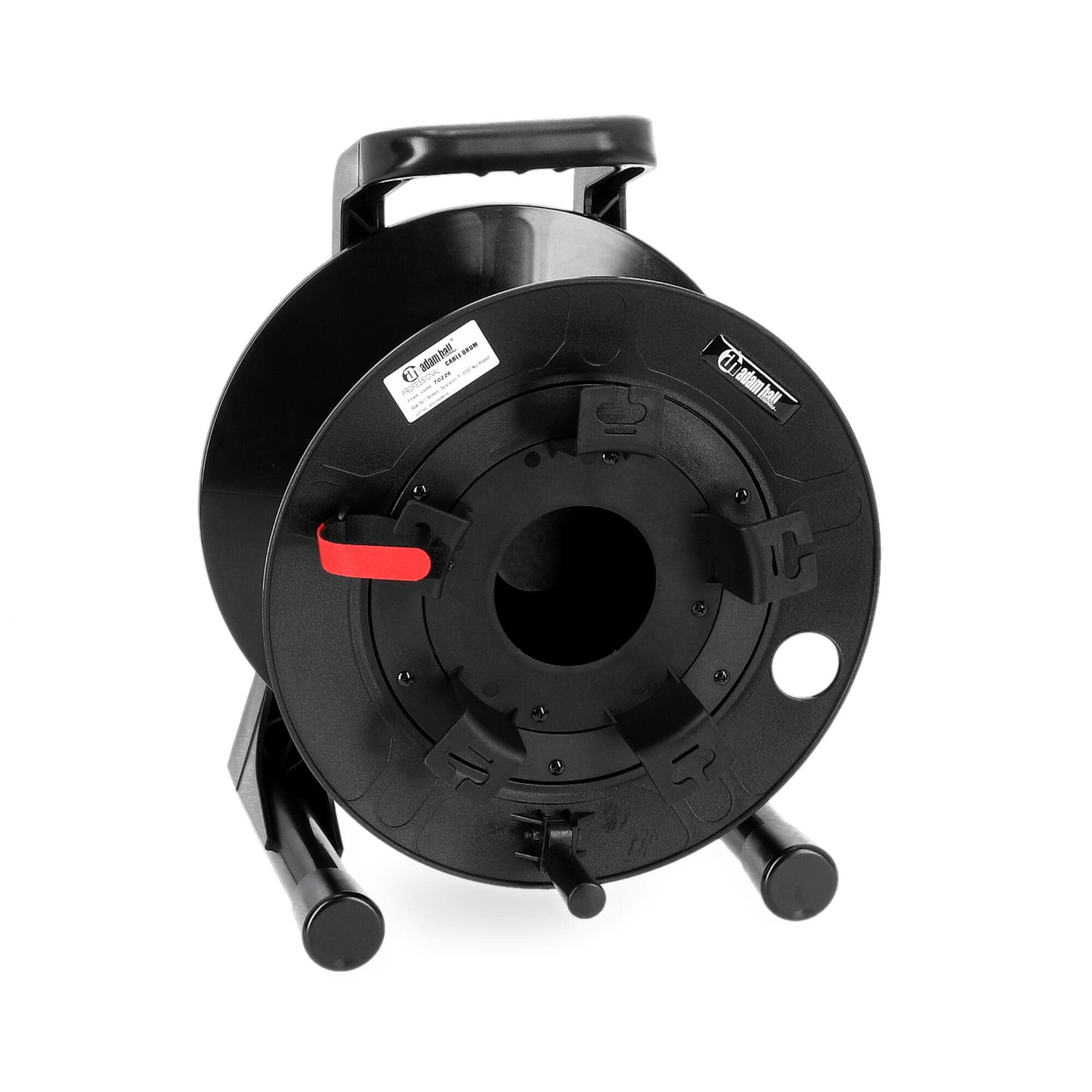 Adam Hall Enrouleur de câble Plastique 70226 – Noir, 4.0 kg