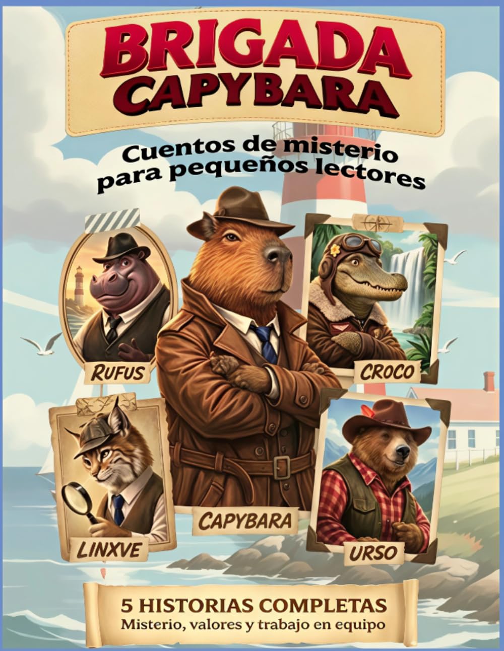 Aventuras de la Brigada: Cuentos y misterios recopilados de la Brigada Capibara · Libro 1 (Brigada Capibara - Misterios y Animales Valientes)